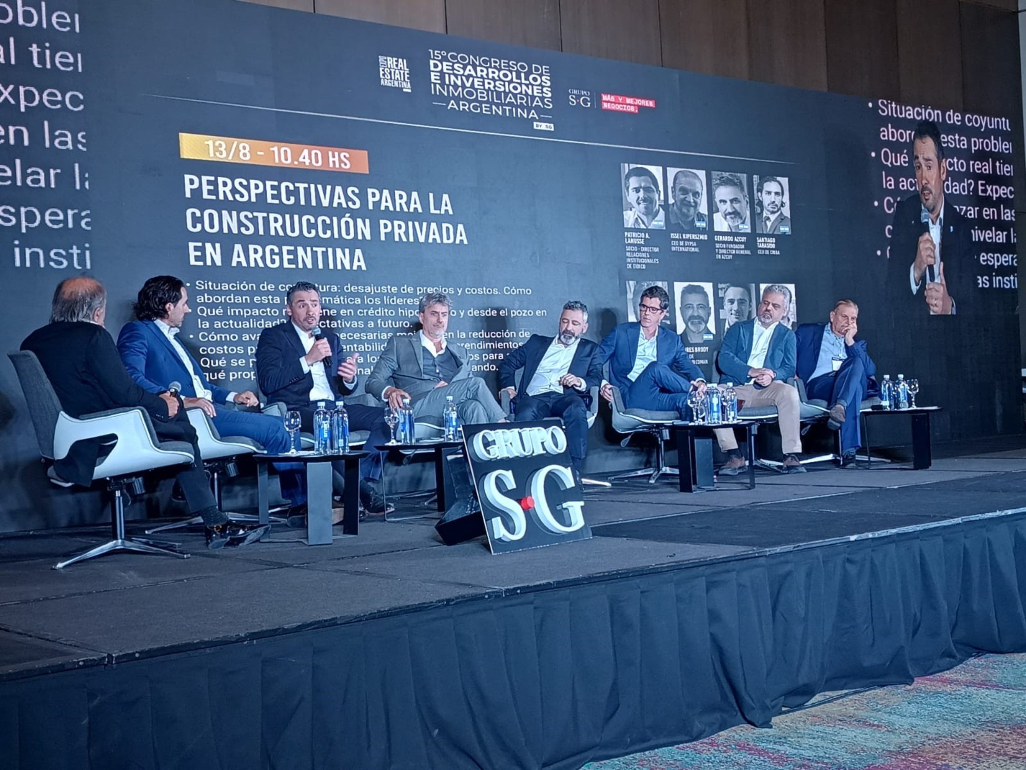 Récord de concurrencia en la Expo Real Estate que inauguró el ministro de Economía Luis Caputo