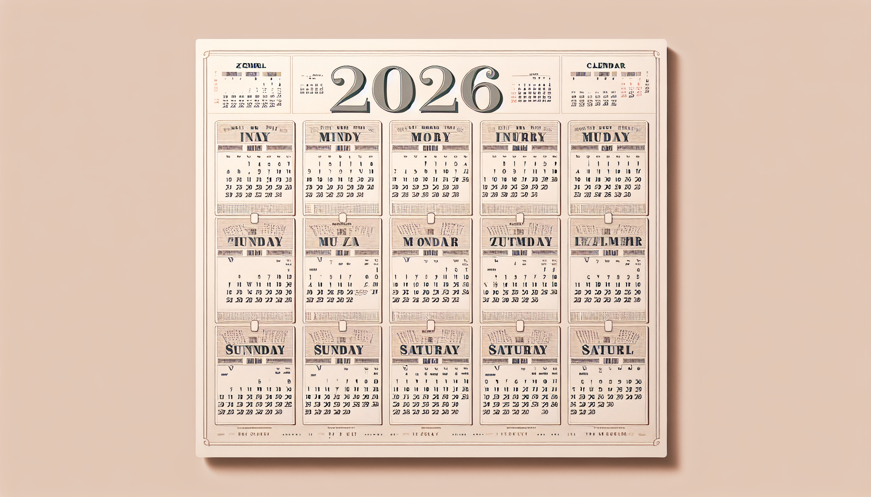 Calendario 2026: Planifica tu Año con las Mejores Fechas y Festivos