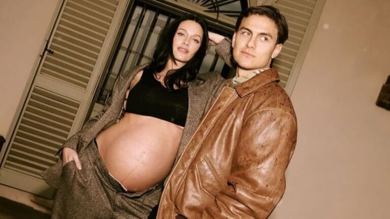 La íntima sesión de fotos de Oriana Sabatini y Dybala antes de la llegada de su beba