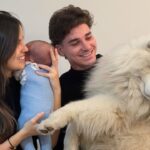 El íntimo cumpleaños de Julián Álvarez en España junto a Emilia Ferrero y Amadeo, su hijo recién nacido