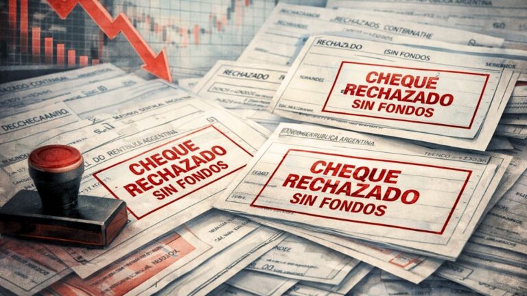 El Banco Central detalló que se triplicaron los cheques rechazados y la morosidad en tarjetas