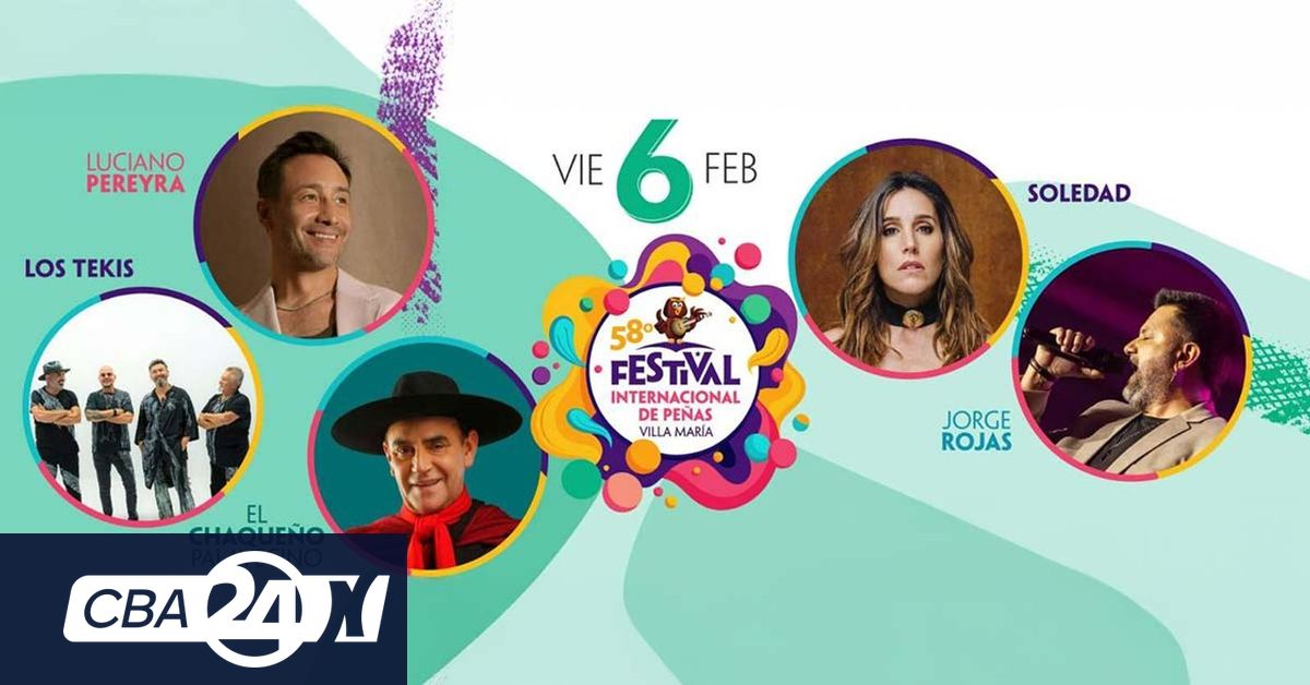 Festival de Peñas de Villa María 2026: Grilla Confirmada y Detalles para Este Viernes