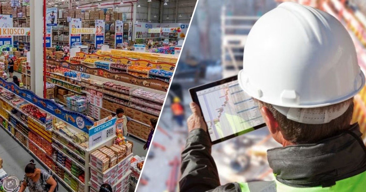 Industria registra su sexto mes de caída interanual mientras construcción muestra leve recuperación