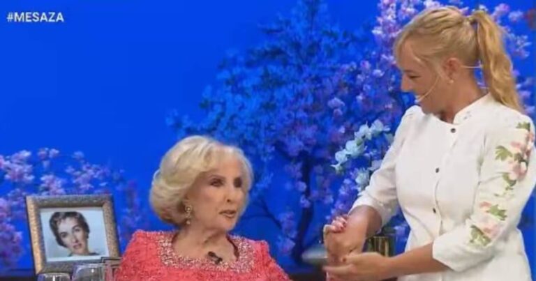 Mirtha Legrand despidió a Jimena Monteverde de La Noche de Mirtha con reclamo incluído