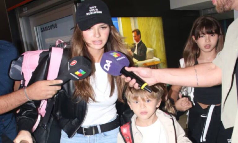 El incómodo momento que la China Suárez vivió en Ezeiza antes de volver a Turquía