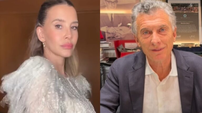 Guillermina Valdés reconoció que Mauricio Macri le escribió tras la separación de Juliana Awada