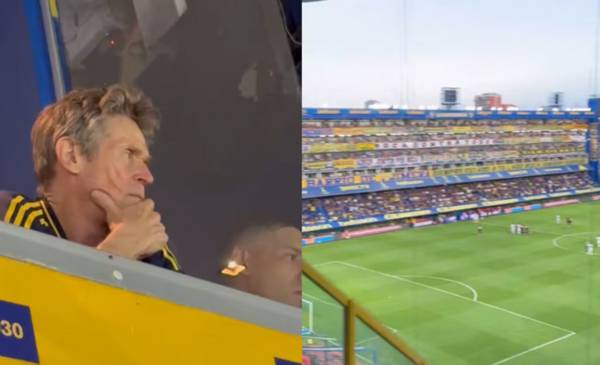 Willem Dafoe en la Bombonera: el video viral de su visita para ver a Boca contra Newell's 3 Willem Dafoe fue a la Bombonera para ver a Boca contra Newell’s: el video que se hizo viral