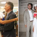 Las fotos y la intimidad del casamiento por civil de Emily Lucius: Mauricio Macri fue uno de los invitados
