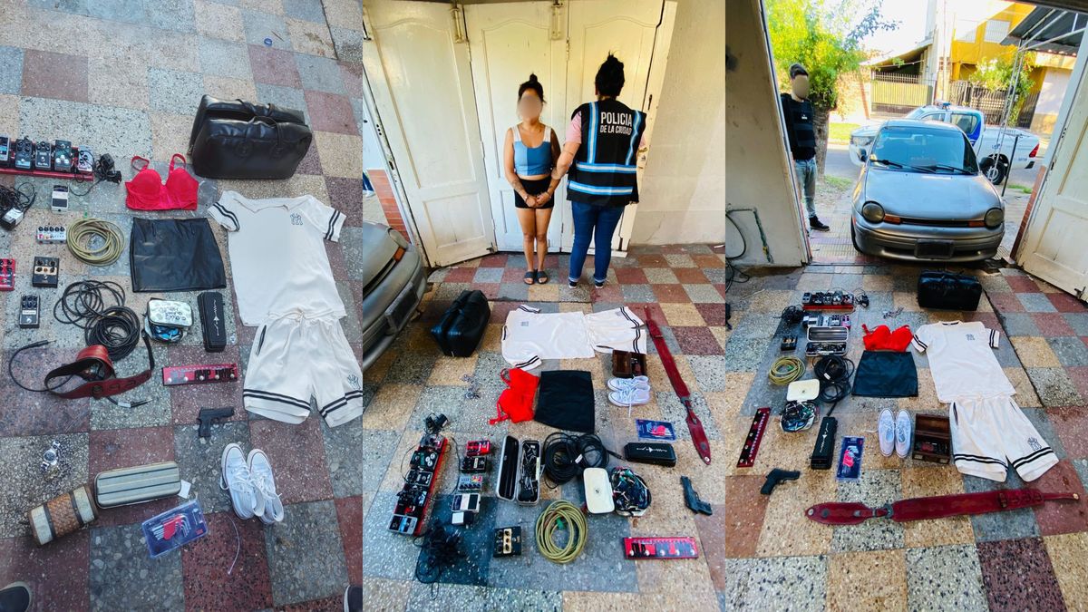 Cayó en San Martín una de las ladronas que asaltó al ex guitarrista de Pappo en Caballito y se recupera el botín 1 Cayó en San Martín una de las ladronas que asaltó al ex guitarrista de Pappo en Caballito y se recupera el botín