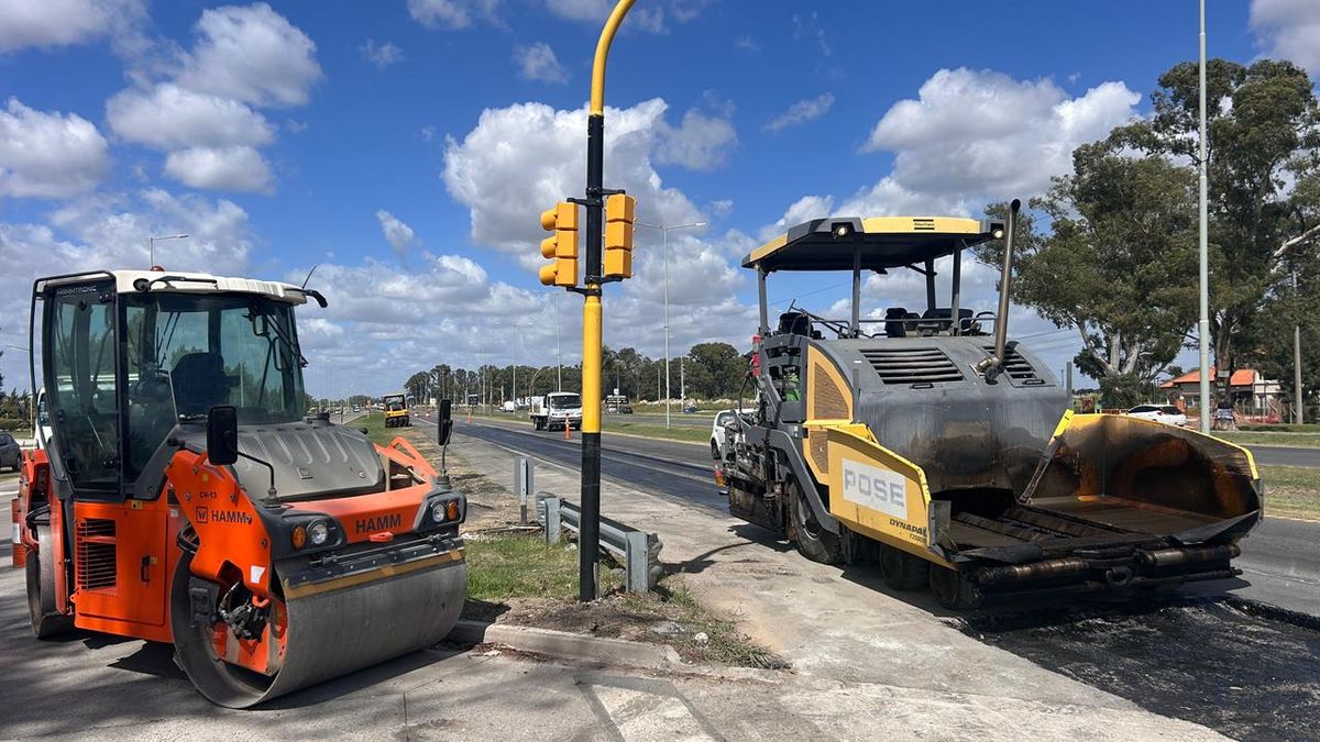 Canning: realizan reparaciones en la Ruta 58 entre El Pampero y El Rebenque