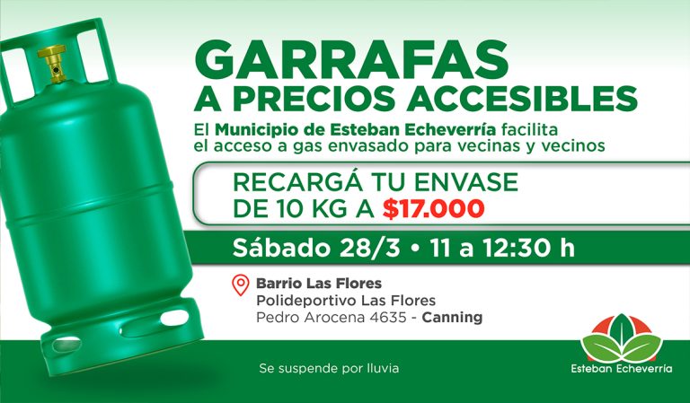 CANNING: NUEVO OPERATIVO MUNICIPAL DE RECARGA DE GARRAFAS A PRECIO ACCESIBLE 1 CANNING: NUEVO OPERATIVO MUNICIPAL DE RECARGA DE GARRAFAS A PRECIO ACCESIBLE