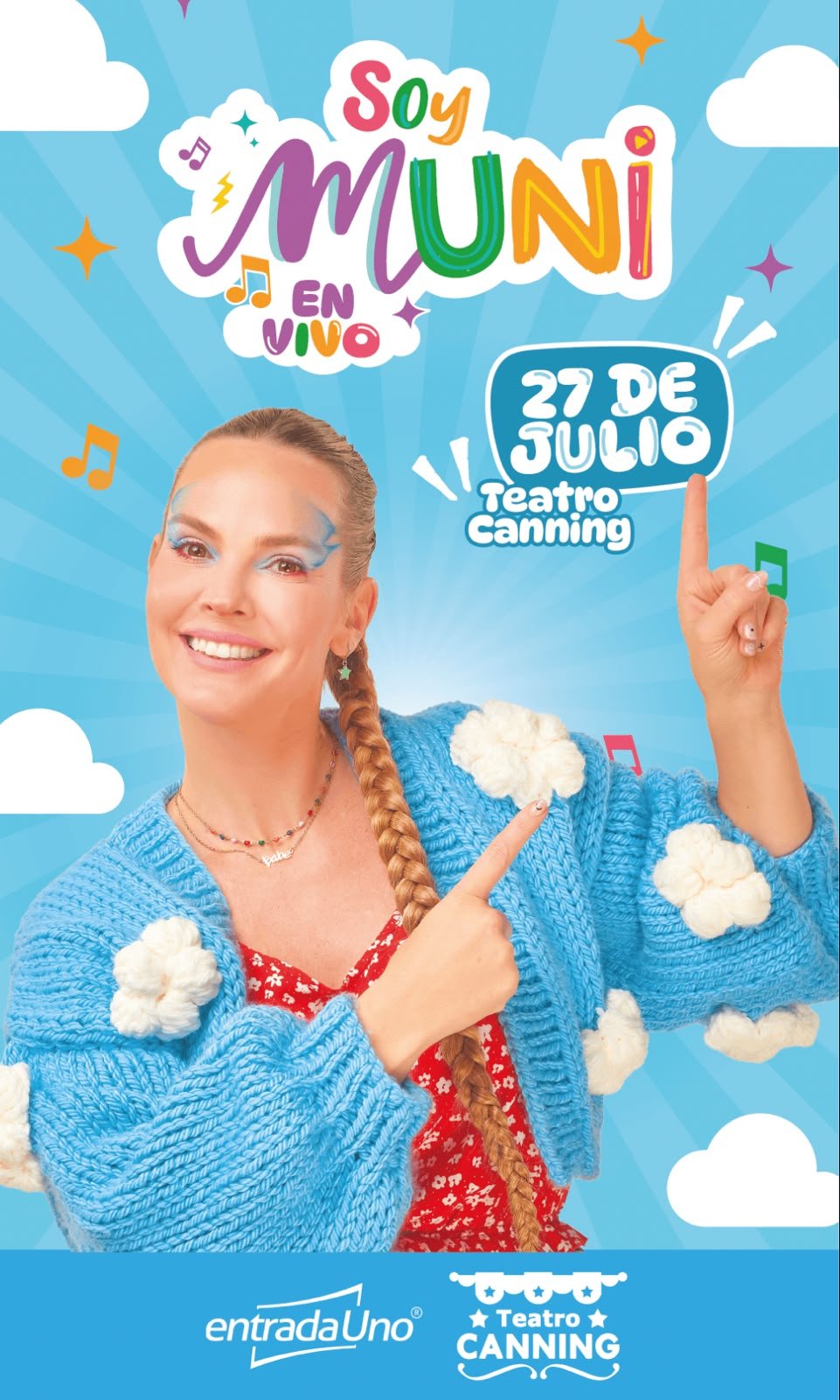 Muni Seligmann vuelve a los escenarios con "Soy Muni en Vivo": una propuesta de música, juego y conexión familiar en el Teatro de Canning 1 Muni Seligmann vuelve a los escenarios con